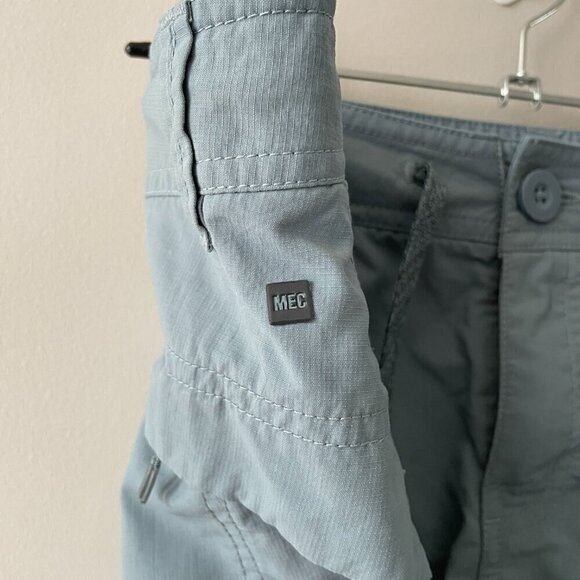 MEC Terana 5" Hiking Outdoor Activewear Lightweight Mid Rise Shorts Blue 14 - Picture 6 of 7